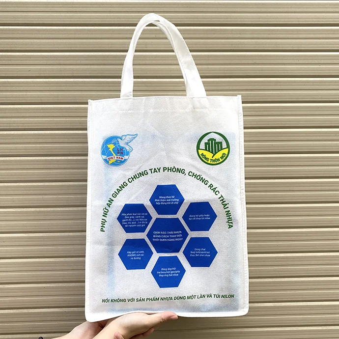 Túi Vải Không Dệt Màu Trắng - Nhận In Logo Theo Yêu Cầu