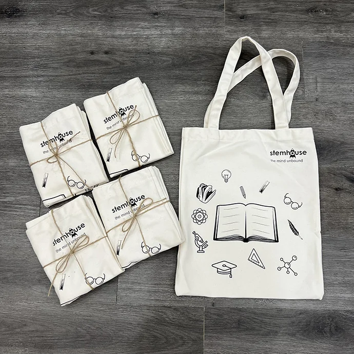 Túi Canvas STEMHOUSE - Túi Canvas In Lụa Giá Rẻ - In Logo Theo Yêu Cầu