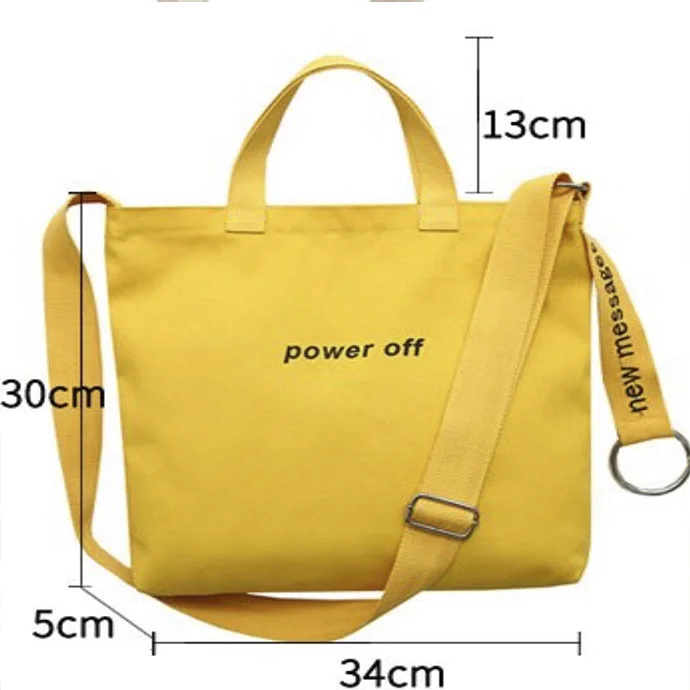 Túi Vải Canvas Màu Vàng In Ấn Thiết Kế Theo Yêu Cầu