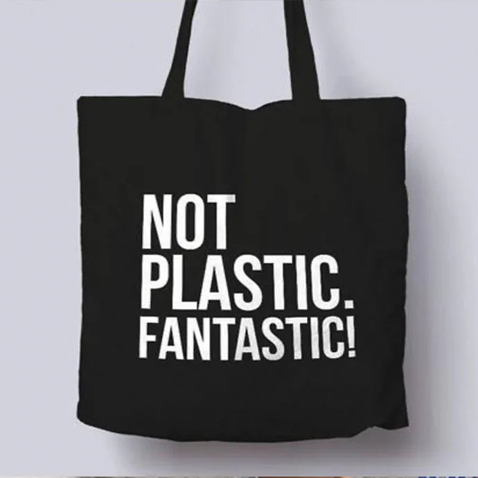 Túi Tote Vải Màu Đen In Ấn Thiết Kế Theo Yêu Cầu