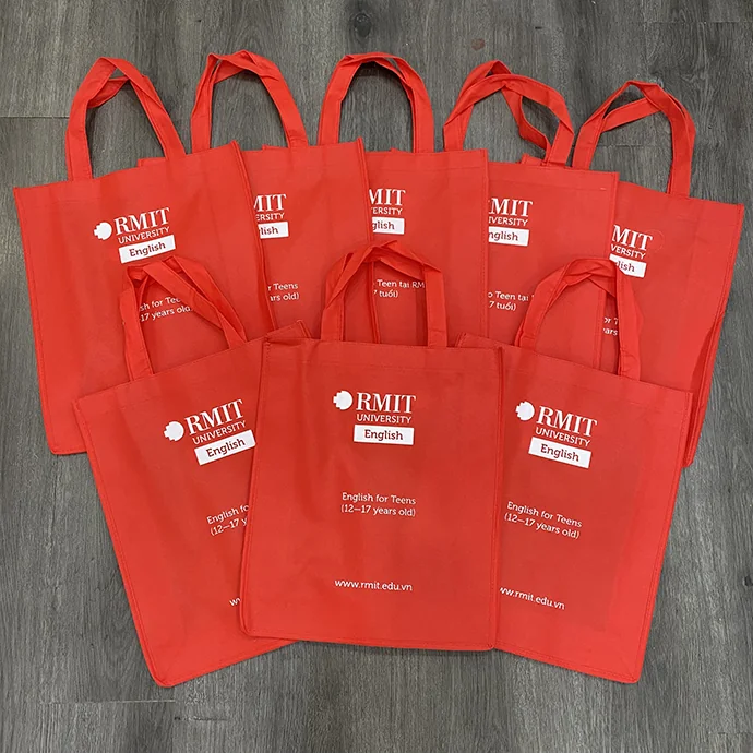 Túi Vải Không Dệt In Logo RMIT - Sản Xuất Số Lượng Lớn, Giá Tốt