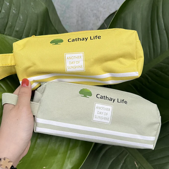 Túi Bút Vải Canvas Có Quai – Túi Đựng Bút Dây Kéo, In Logo Theo Yêu Cầu (Số Lượng Lớn)