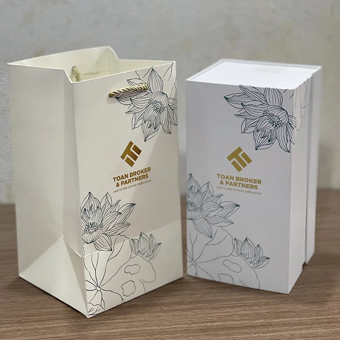 Túi giấy & hộp giấy cao cấp – in logo theo yêu cầu