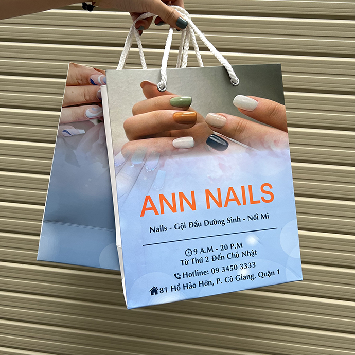 TÚI GIẤY THEO YÊU CẦU - TÚI GIẤY ANN NAILS