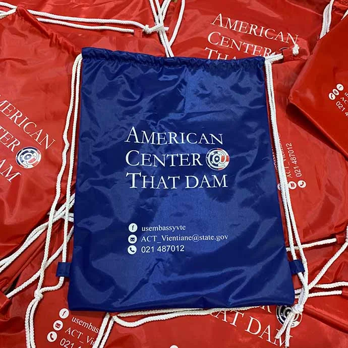 Túi Rút Vải Dù In Logo Theo Yêu Cầu – Túi Dây Rút Quà Tặng Sự Kiện