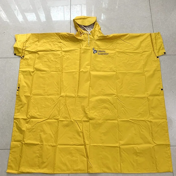 Áo Mưa Cánh Dơi Màu Vàng In Logo Liberty Insurance – Quà Tặng Doanh Nghiệp