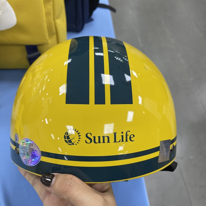 NÓN BẢO HIỂM NỬA ĐẦU IN LOGO SUNLIFE