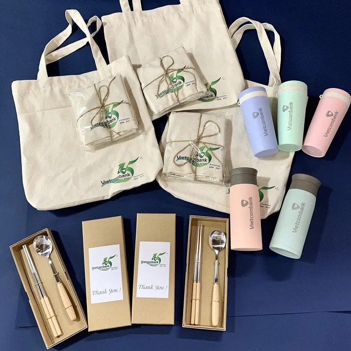 Bộ Quà Tặng Vietcombank - In Logo Theo Yêu Cầu