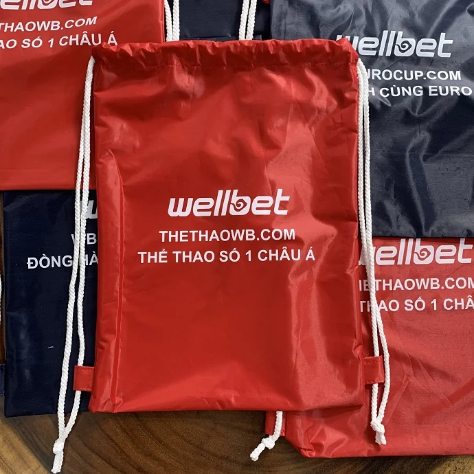 Túi Rút In Logo – Túi Rút Dây Rút Màu Đỏ & Màu Đen Quà Tặng Doanh Nghiệp