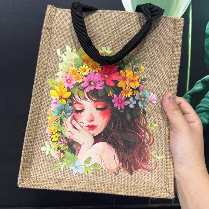 Túi Vải Đay In Logo Theo Yêu Cầu – Quà Tặng Thân Thiện Môi Trường