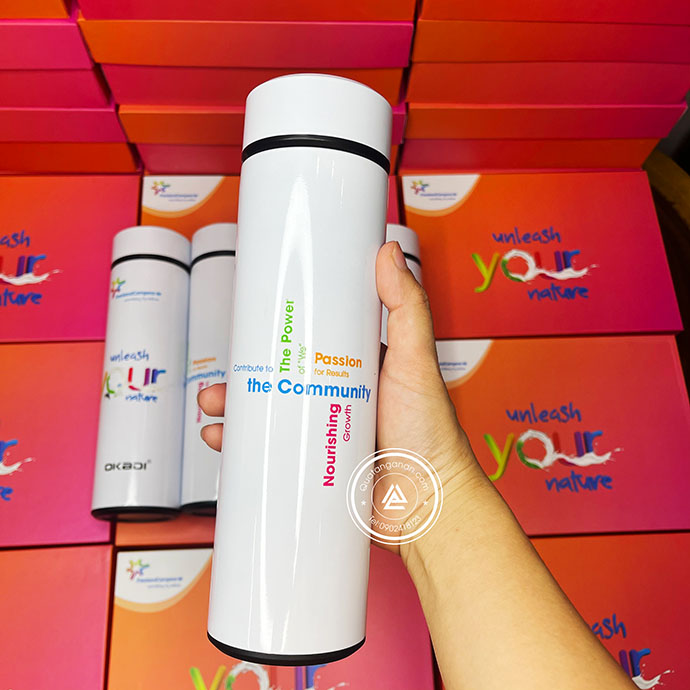 BÌNH GIỮ NHIỆT 500ML IN UV THEO YÊU CẦU