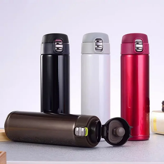 Bình Giữ Nhiệt Nắp Bật Khóa An Toàn Nhiều Màu – Quà Tặng Doanh Nghiệp In Logo