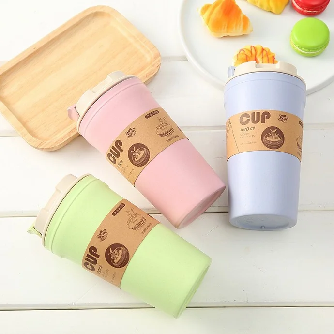 Ly Lúa Mạch 420ml – Quà Tặng Doanh Nghiệp Xanh, An Toàn & Thân Thiện Môi Trường