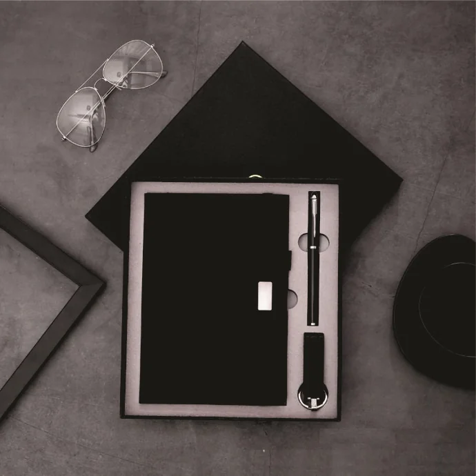 Bộ Quà Tặng Sổ – Bút – Móc Khóa Cao Cấp – Quà Tặng Doanh Nghiệp Sang Trọng