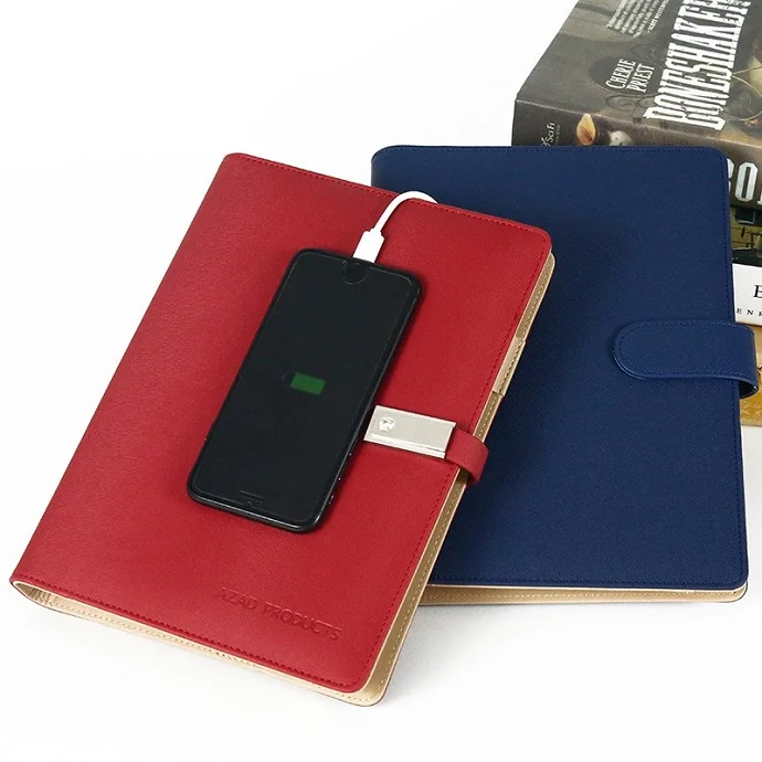 Sổ Sạc Da PU Quà Tặng Doanh Nghiệp Cao Cấp – Tiện Ích & Sang Trọng