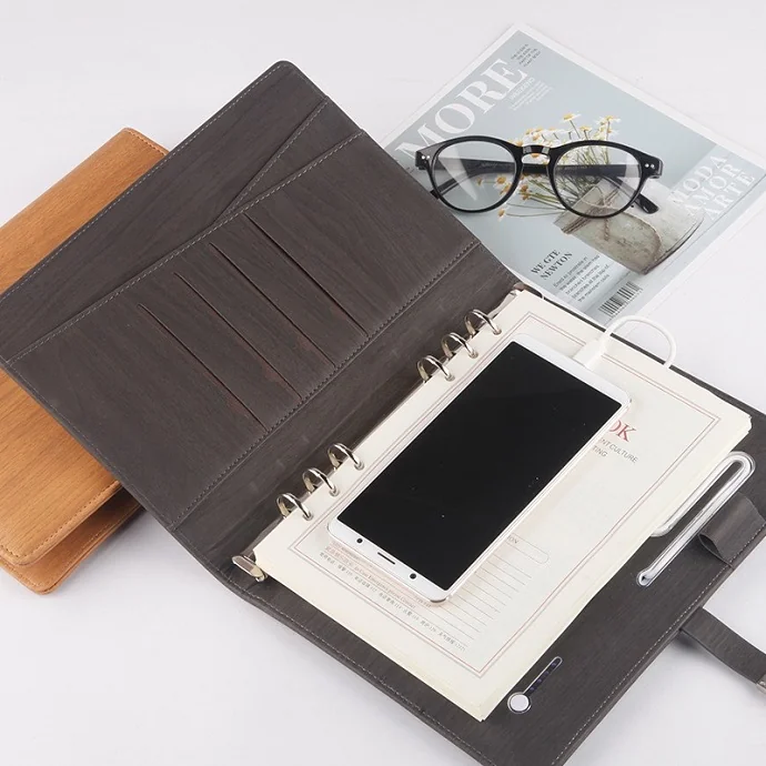 Sổ Tay Đa Năng Thông Minh - Tích Hợp Sạc Dự Phòng và Dây Sạc Tiện Lợi