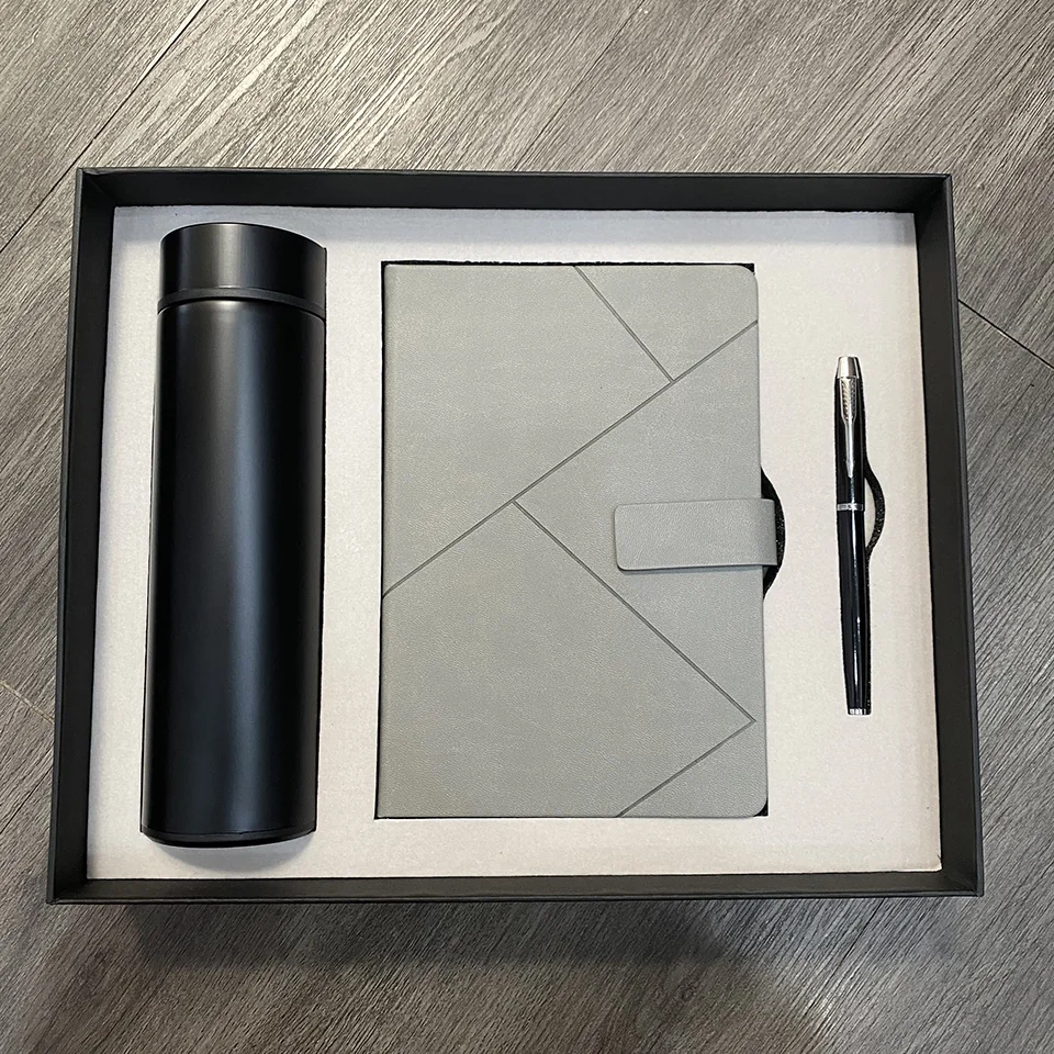 Giftset Bình Giữ Nhiệt Sổ Tay In Logo Theo Yêu Cầu – Quà Tặng Cao Cấp