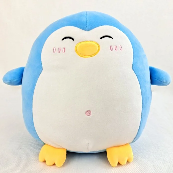 Gối ôm chim cánh cụt (Penguin) in/thêu logo theo yêu cầu – nhận thiết kế theo mẫu, quà tặng doanh nghiệp