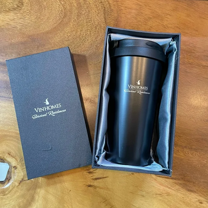 Ly Giữ Nhiệt Inox Cao Cấp Kèm Hộp Quà – In/Khắc Logo Theo Yêu Cầu, Quà Tặng Doanh Nghiệp