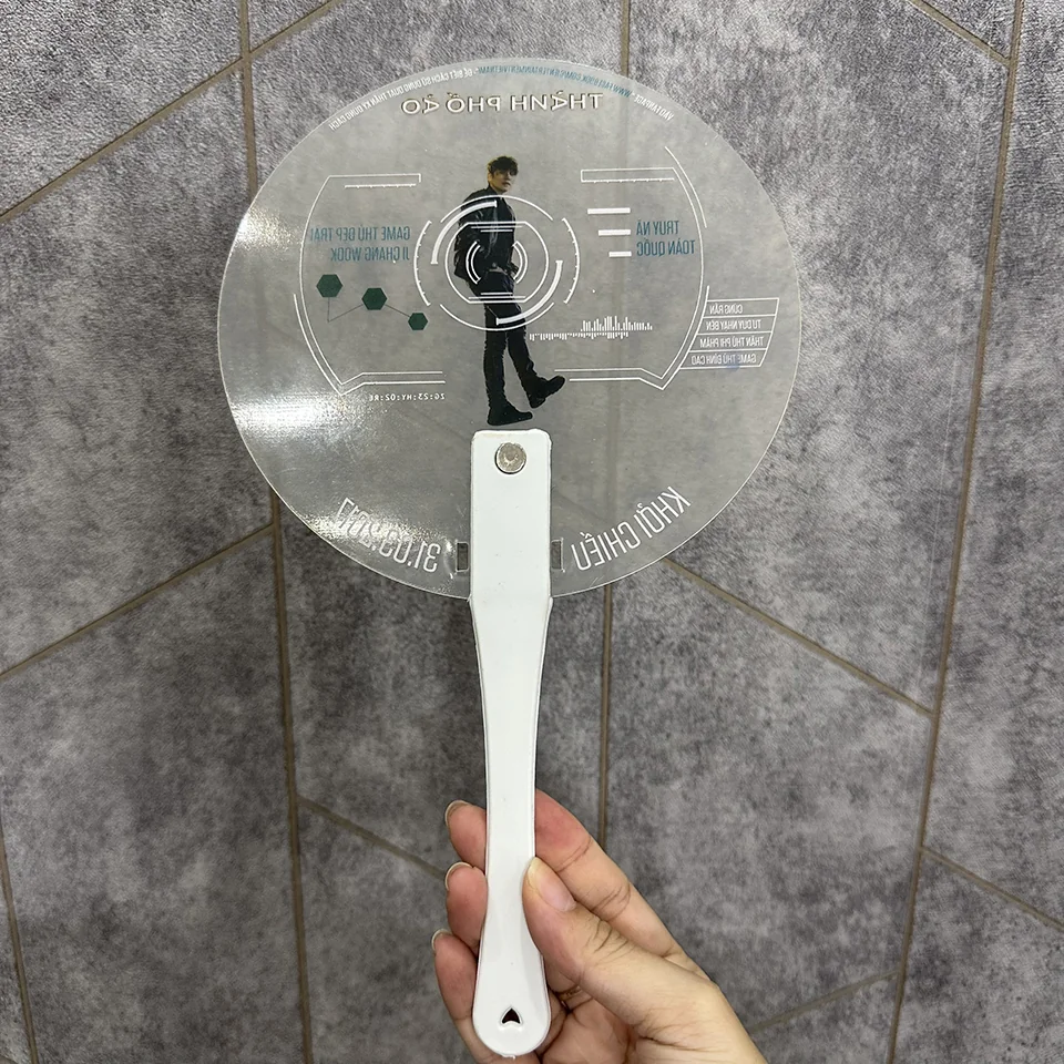 Quạt Nhựa In Logo Cán Đóng Đinh Giá Rẻ – Quạt Cầm Tay Quảng Cáo