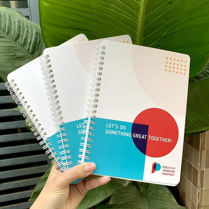 Sổ Lò Xo In Logo Theo Yêu Cầu – Ruột Giấy Ford 80 Tờ