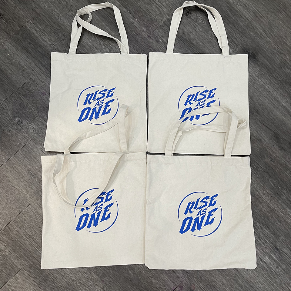 TÚI TOTE CANVAS MAY THEO YÊU CẦU IN LOGO GIÁ RẺ