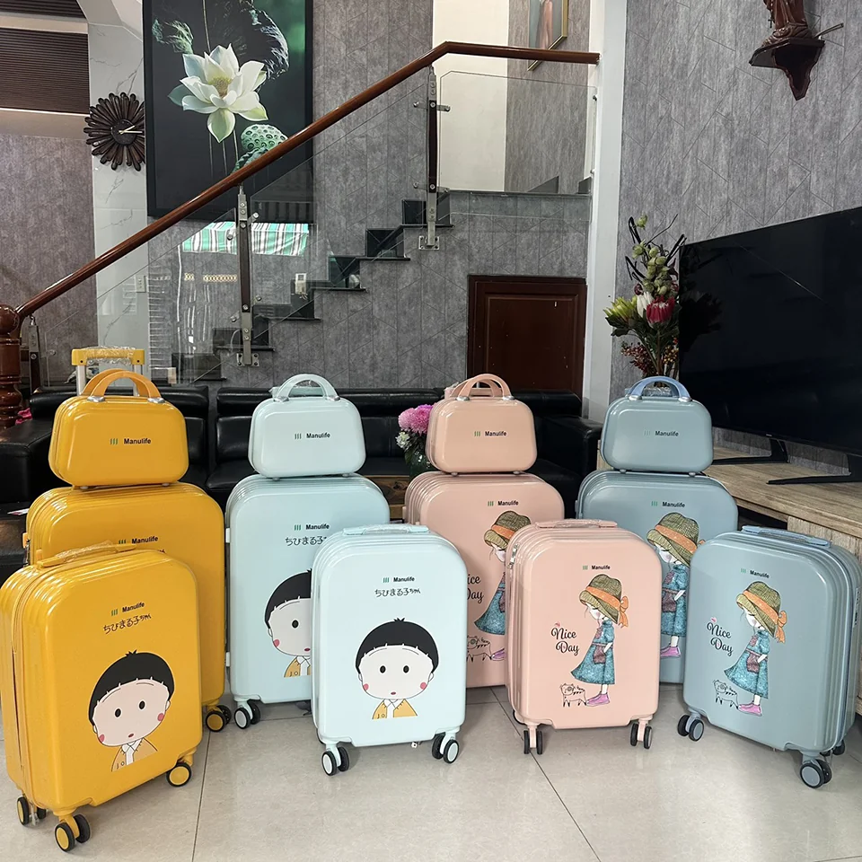 Set Bộ Vali 3 Cái Cao Cấp In Logo Manulife - Quà Tặng Doanh Nghiệp Giá Rẻ