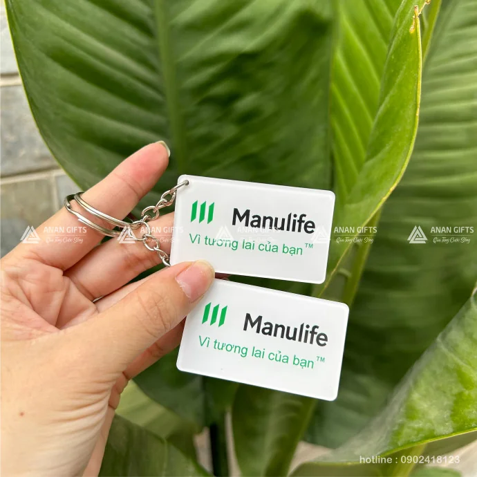 Móc Khóa Mica In Logo Theo Yêu Cầu – Quà Tặng Doanh Nghiệp