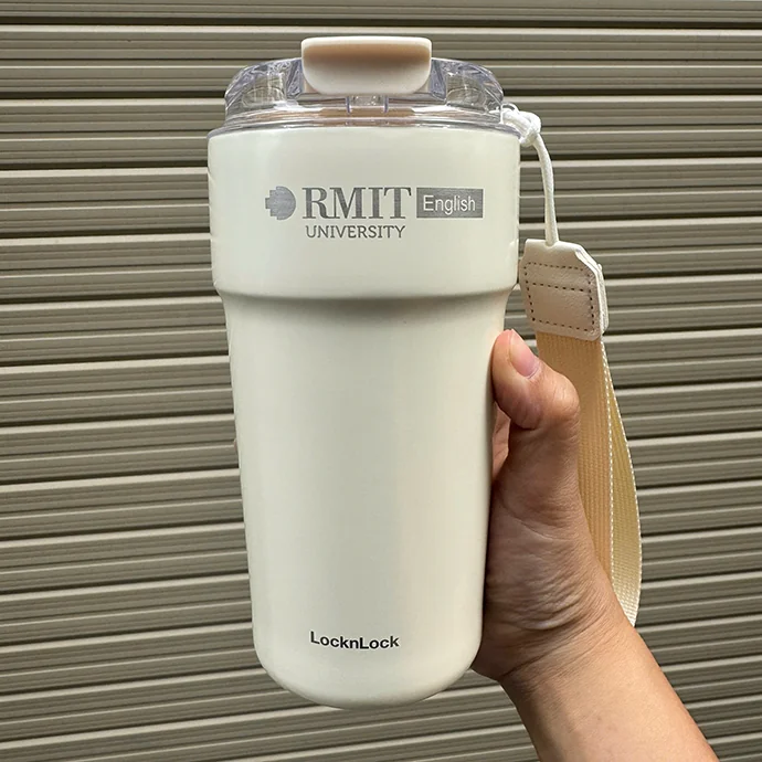 Ly Giữ Nhiệt LocknLock LHC4340 - In Logo RMIT- In Logo  Theo Yêu Cầu, Giữ Nhiệt Hiệu Quả