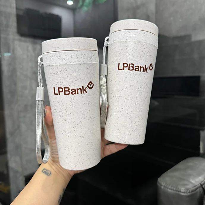 Bình Lúa Mạch In Logo Theo Yêu Cầu - Quà Tặng Xanh, Giá Tốt | Quà Tặng Nhanh