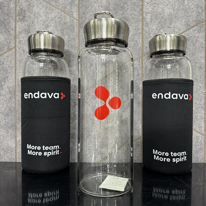 Bình Nước Thủy Tinh 1000ml - In Logo Theo Yêu Cầu | Quà Tặng Nhanh