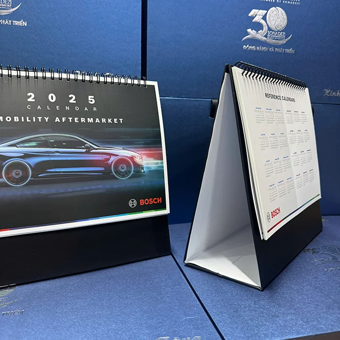 Lịch Để Bàn In Logo Theo Yêu Cầu - Thiết Kế Đẹp, Giá Tốt