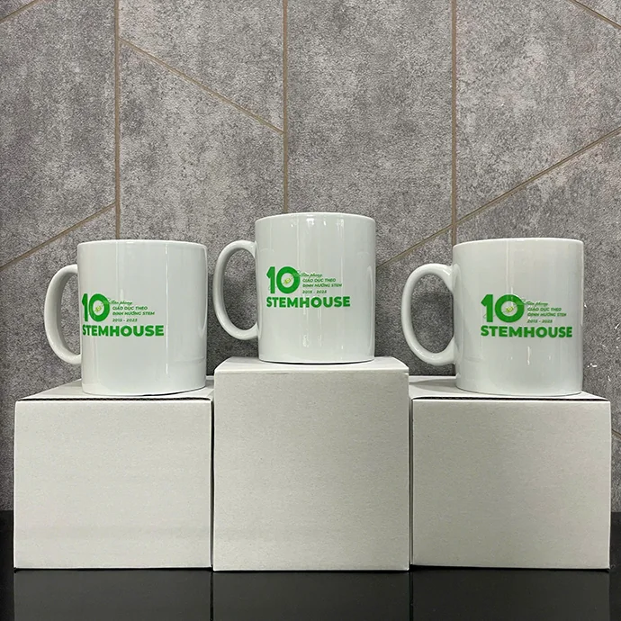 Ly Sứ In Logo Theo Yêu Cầu – Quà Tặng Doanh Nghiệp & Sự Kiện Sang Trọng