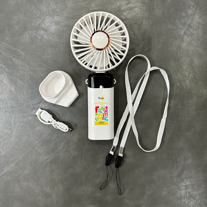 Quạt Cầm Tay Mini Sạc USB – Quà Tặng In Logo Theo Yêu Cầu