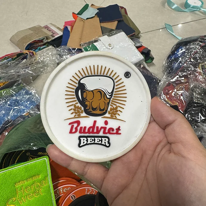 Đế Lót Ly Cao Su In Logo - Chống Trượt, Độ Bền Cao, Giá Tốt