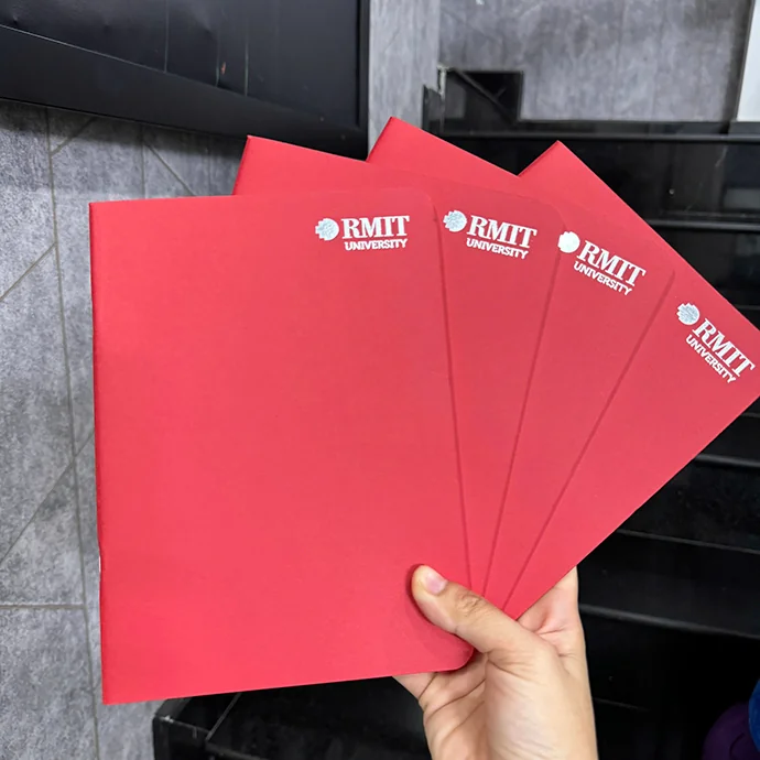 Sổ Tay A5 In RMIT - In Logo Theo Yêu Cầu – Quà Tặng Doanh Nghiệp Chất Lượng