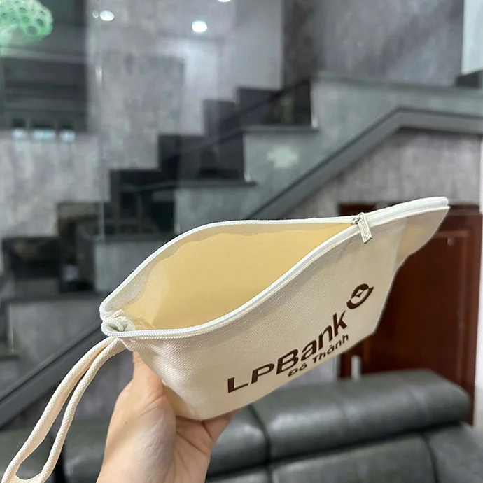 Túi Mỹ Phẩm Bọc Da In Logo Theo Yêu Cầu - Cao Cấp, Sang Trọng