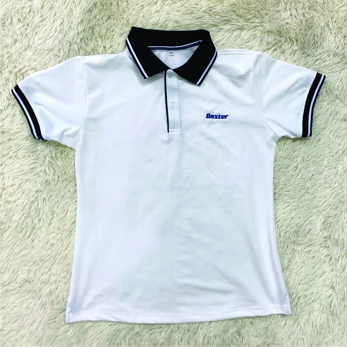 Áo Polo Màu Trắng In Logo Doanh Nghiệp – Áo Thun Cổ Bẻ Quà Tặng Công Ty