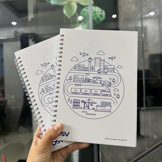 Sổ Tay Lò Xo Thiết Kế In Ấn Theo Yêu Cầu - Giá Rẻ, Đẹp, Chuyên Nghiệp