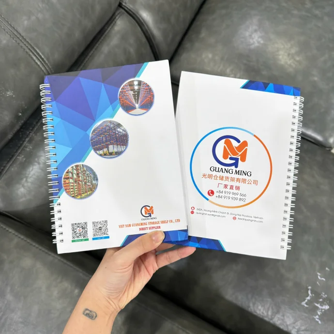 Sổ Tay Gáy Xoắn Bìa Cứng In Logo Theo Yêu Cầu