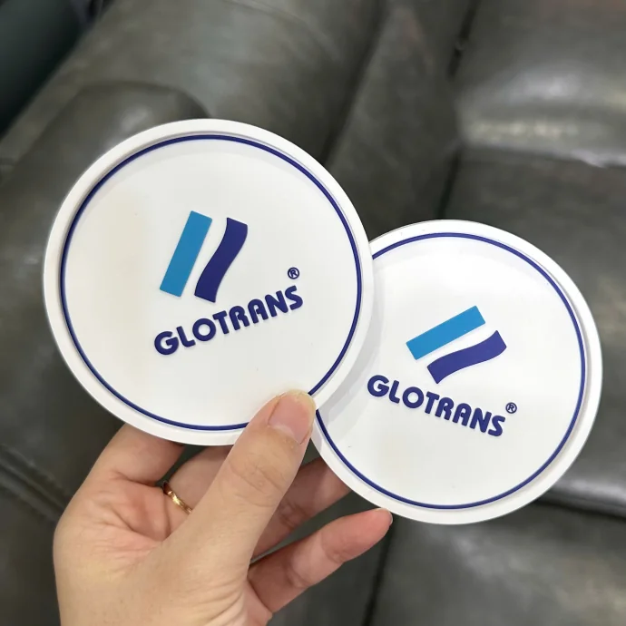 Lót Ly Tròn Nhựa Dẻo In Logo Theo Yêu Cầu – Quà Tặng Doanh Nghiệp