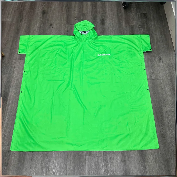 Áo Mưa Cánh Dơi In Logo ABSOLUTE – Xanh Lá Nổi Bật, Chống Thấm Tốt