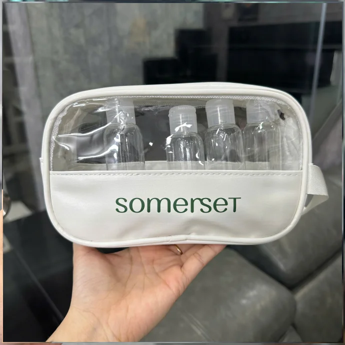 Túi Đựng Chai Chiết Mỹ Phẩm Trong Suốt – Gọn Nhẹ, Tiện Dụng Khi Du Lịch