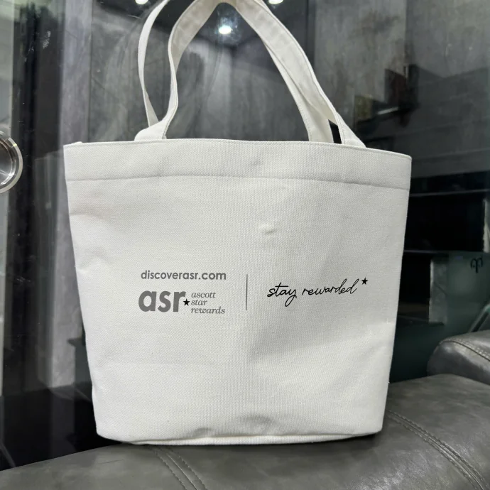 Túi Vải Bố Trắng In Logo Somerset – Tối Giản, Thanh Lịch, Sang Trọng