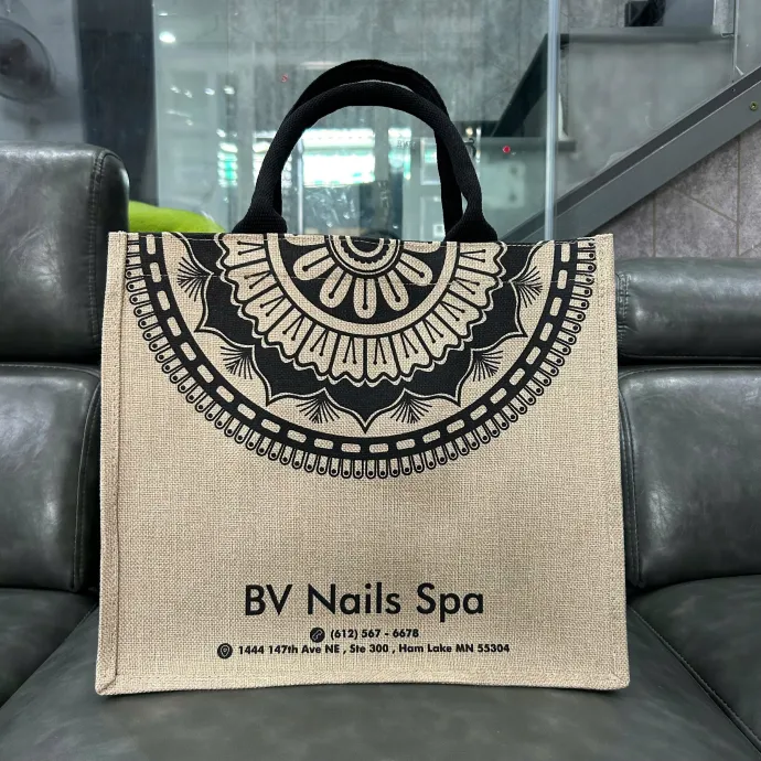 Túi Vải Đay In Logo Spa Cao Cấp Thân Thiện Môi Trường