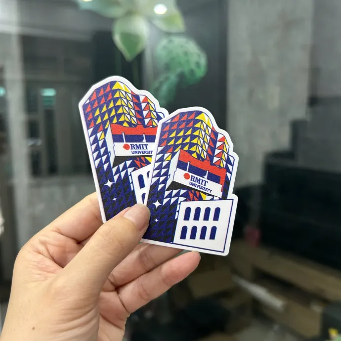 Móc Khóa PVC In Logo QR Code Quà Tặng Sự Kiện