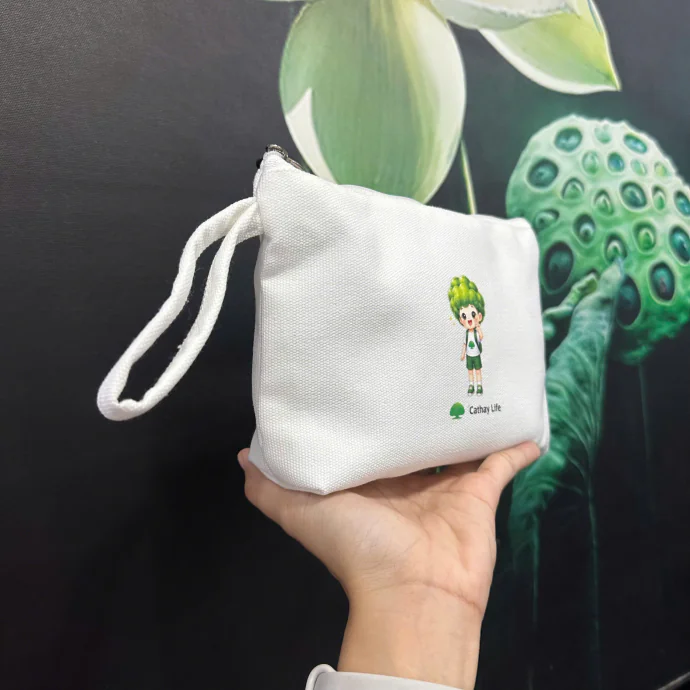 <p>Túi canvas khóa kéo tiện dụng</p>
