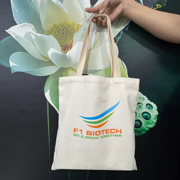 Túi Vải Canvas In Logo Theo Yêu Cầu – Túi Tote Quà Tặng Doanh Nghiệp