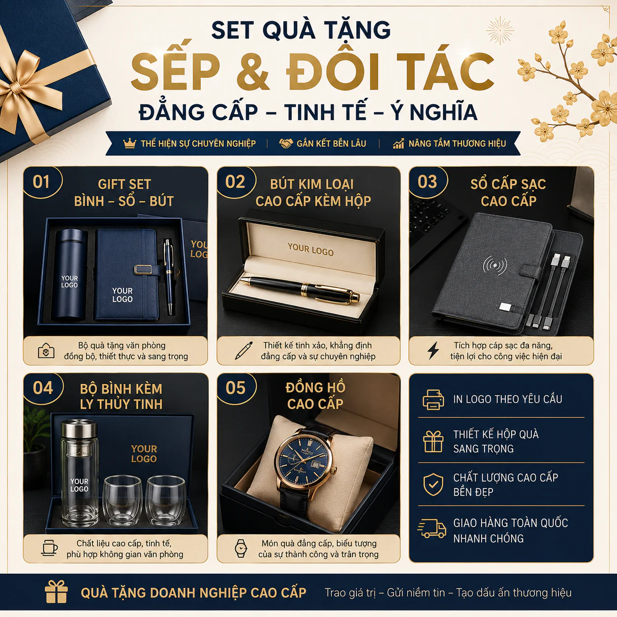 Top Set Quà Tặng Sếp Và Đối Tác Cao Cấp Được Ưa Chuộng Nhất