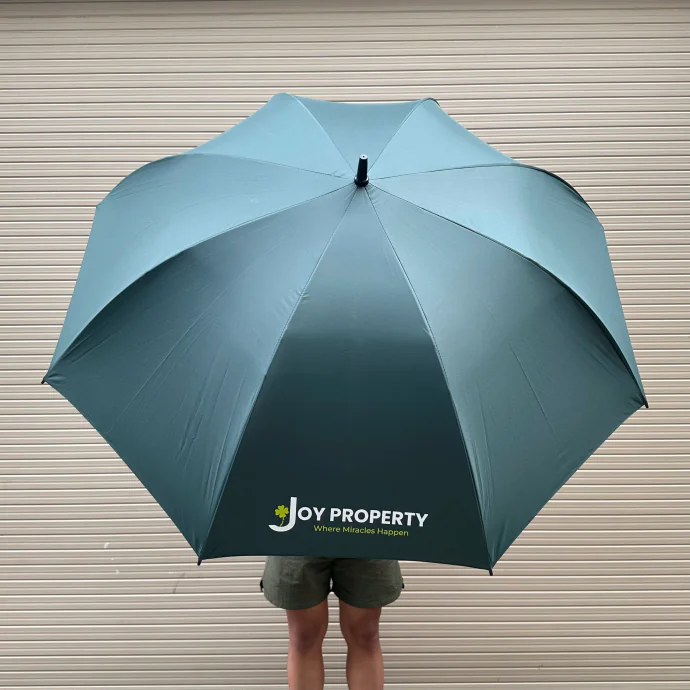 Dù Gấp Gọn Joy Property In Logo Theo Yêu Cầu – Ô Dù Quảng Cáo Doanh Nghiệp